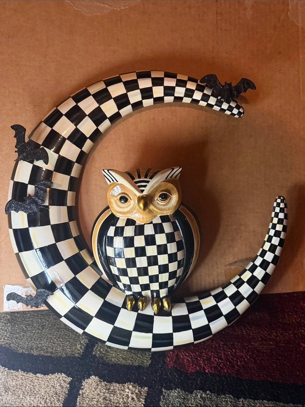 MacKenzie-Childs Cosmique Owl 🦉 Wall Decor